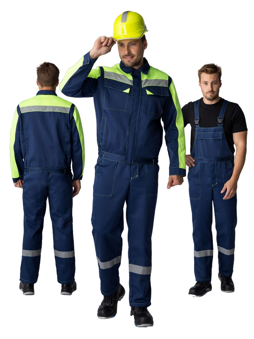 Костюм Сфера-2 СОП CH (тк.Смесовая,210) п/к, т.синий/лимонный