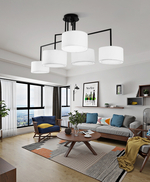 Ceiling design lamp  Noon 5 by Zeitraum (White)