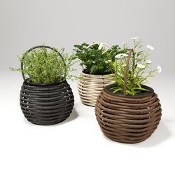 Вазон бочонок