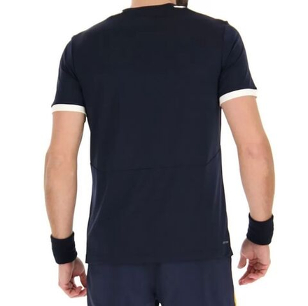 Мужская теннисная футболка Lotto Top IV Tee - navy blue/bright white