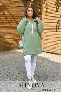 Худи 417-оливка Minova