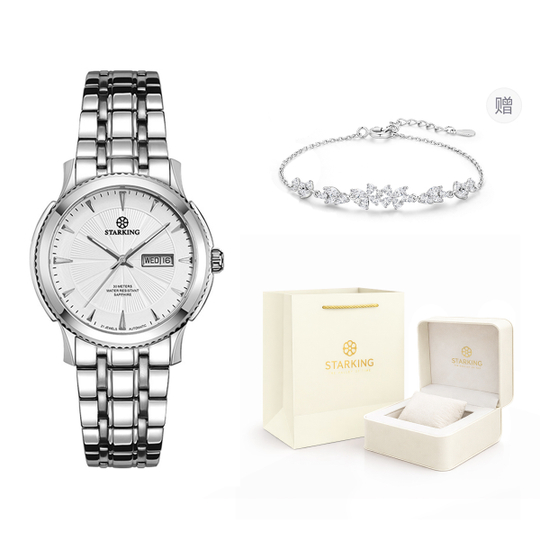 STARKING Workplace Collection Automatic Mechanical Movement Stainless Steel Watchband Watch Women"s Watch