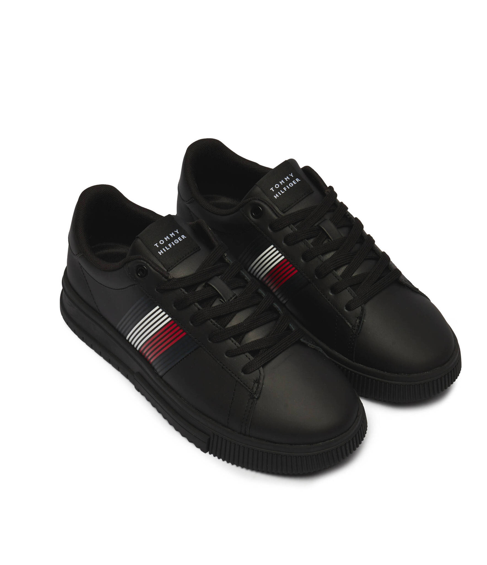 Кожаные кроссовки supercup lth seasonal Tommy Hilfiger - черный(FM0FM05129)