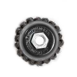 Кордщетка чашеобразная латунная для УШМ 75мм (М14) RockForce##Rock FORCE RF-BWC003