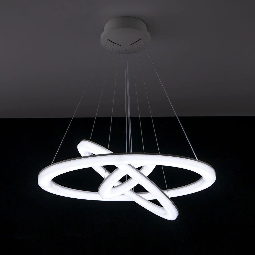 Citilux Электрон Смарт CL710A104S Умная люстра подвесная Белая