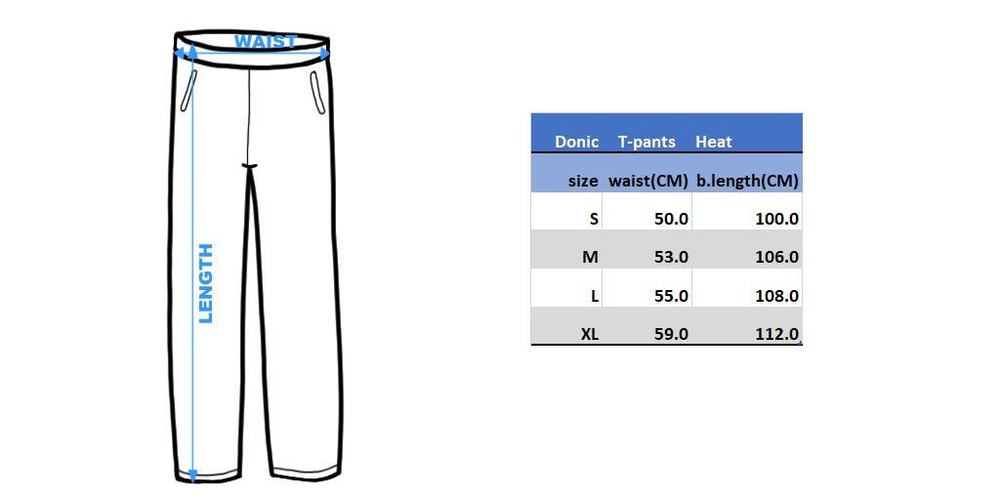 Donic T-pants Heat navy