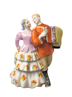 Фарфоровая статуэтка "Уральская кадриль" Дулево