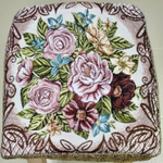 Чехол гобеленовый для табурета "ДВ.", дизайн: 338, размер 32*32см, Россия.