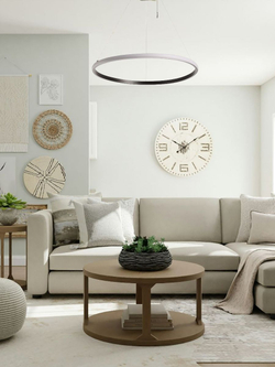 Люстра подвесная светодиодная De City Оскар, 50 Вт LED, 18 кв м, черная