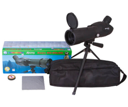 Комплект поставки Bresser Junior Spotty 20-60x60: труба, чехол, штатив, салфетка