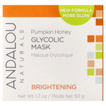 Andalou Naturals, гликолевая осветляющая маска, тыква и мед, 50 г (1,7 унции)