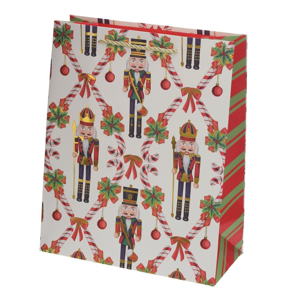 GAEM Пакет подарочный M (бумага 210г/м2, блок 12шт), L26 W12 H32 см, 4в.