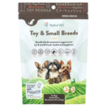 NaturVet, Toy & Small Breeds, For Dogs, Hickory Smoked Bacon, 60 Soft Chews, 4.6 oz (132 g)