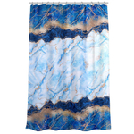 Штора для ванной 180*200см "Эквилиб" с кольцами