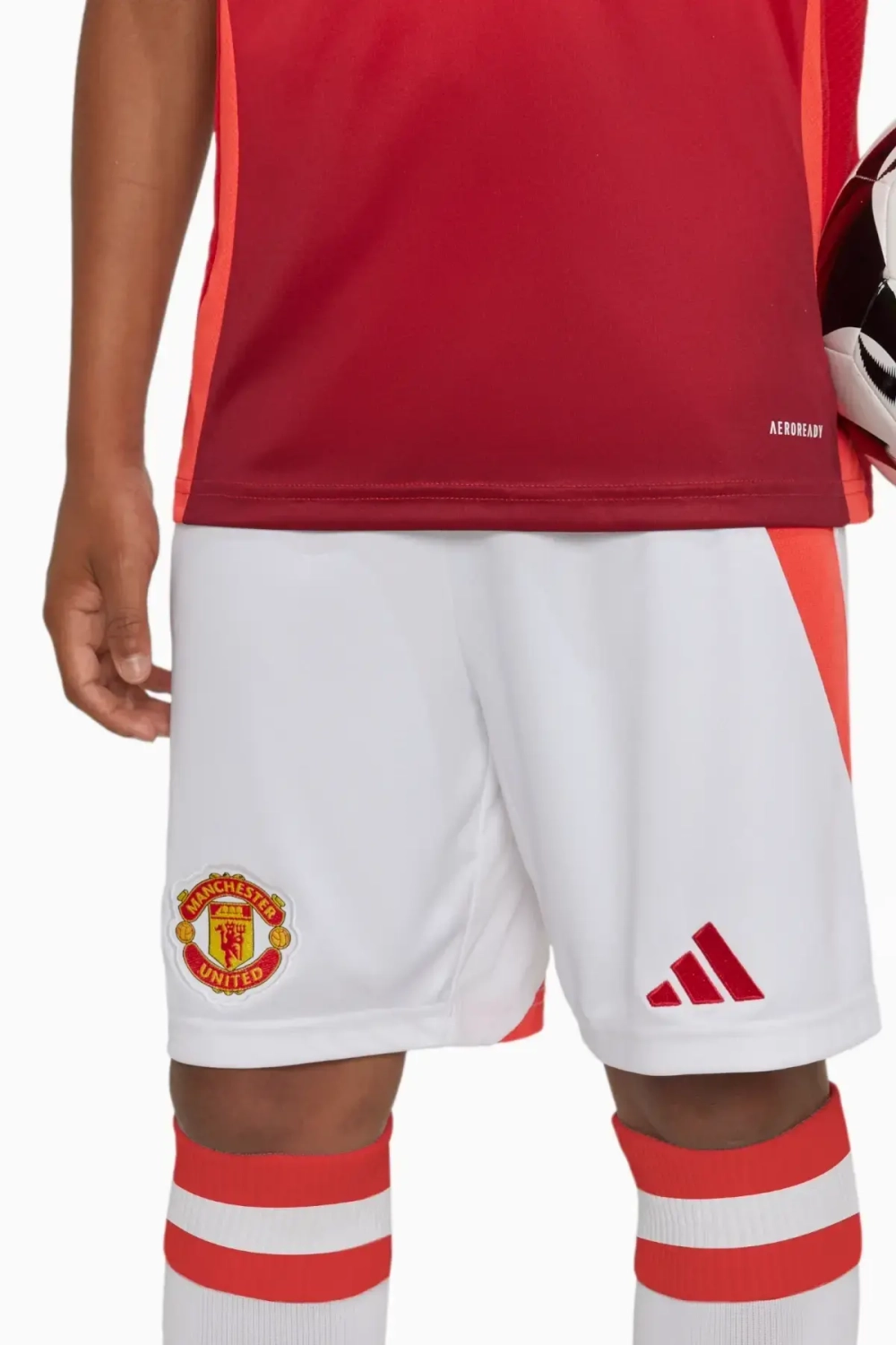 Шорты adidas Manchester United 24/25 Home Junior - белый