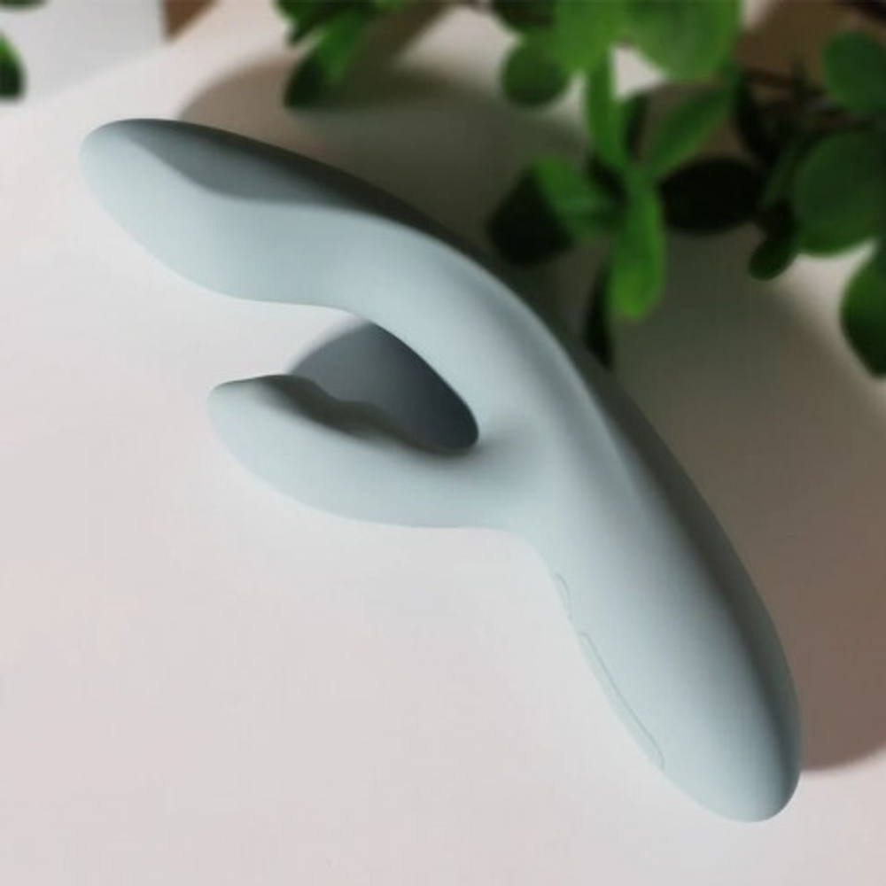 Вибратор-кролик Chika серый от SVAKOM