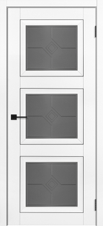 Дверь межкомнатная Деканто 3 До Белый Бархат