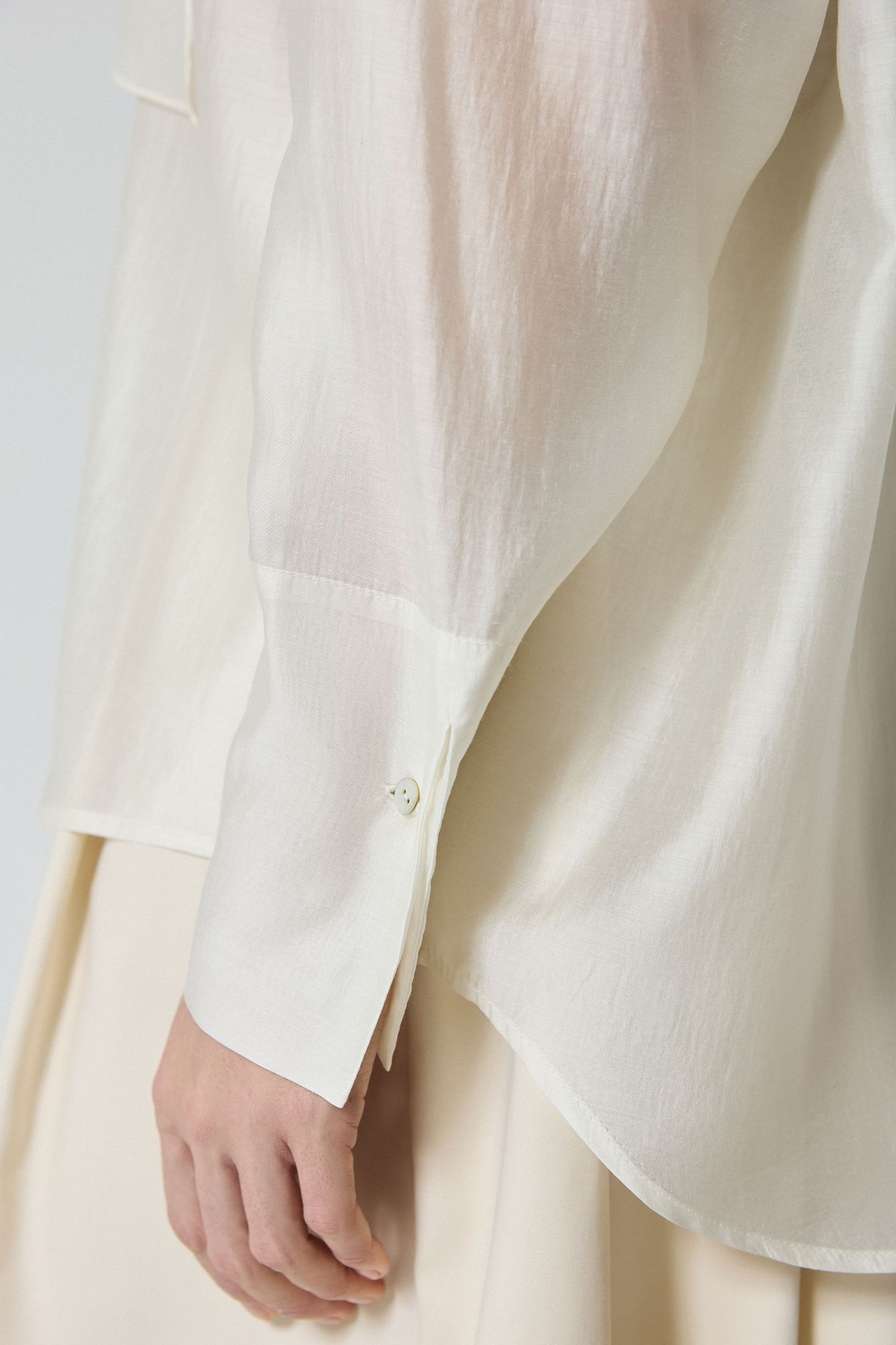 Блуза из вуали