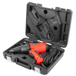 Гайковерт ударный электрический 1/2''(220-240V, 1010W, 500Нм) с комплектом головок (17, 19, 21, 22мм) FORCEKRAFT FK-F-03071