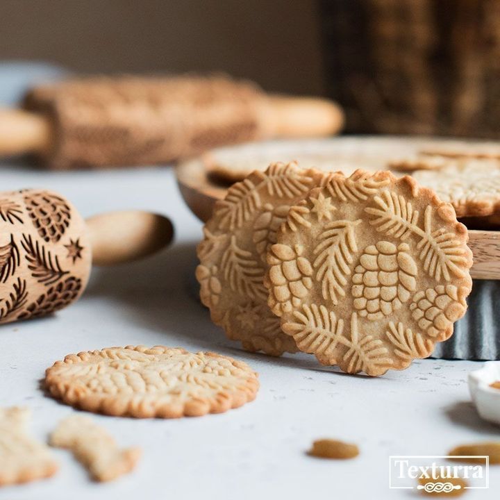 Купить деревянную скалку с узором, фигурную скалочку в интернет ...