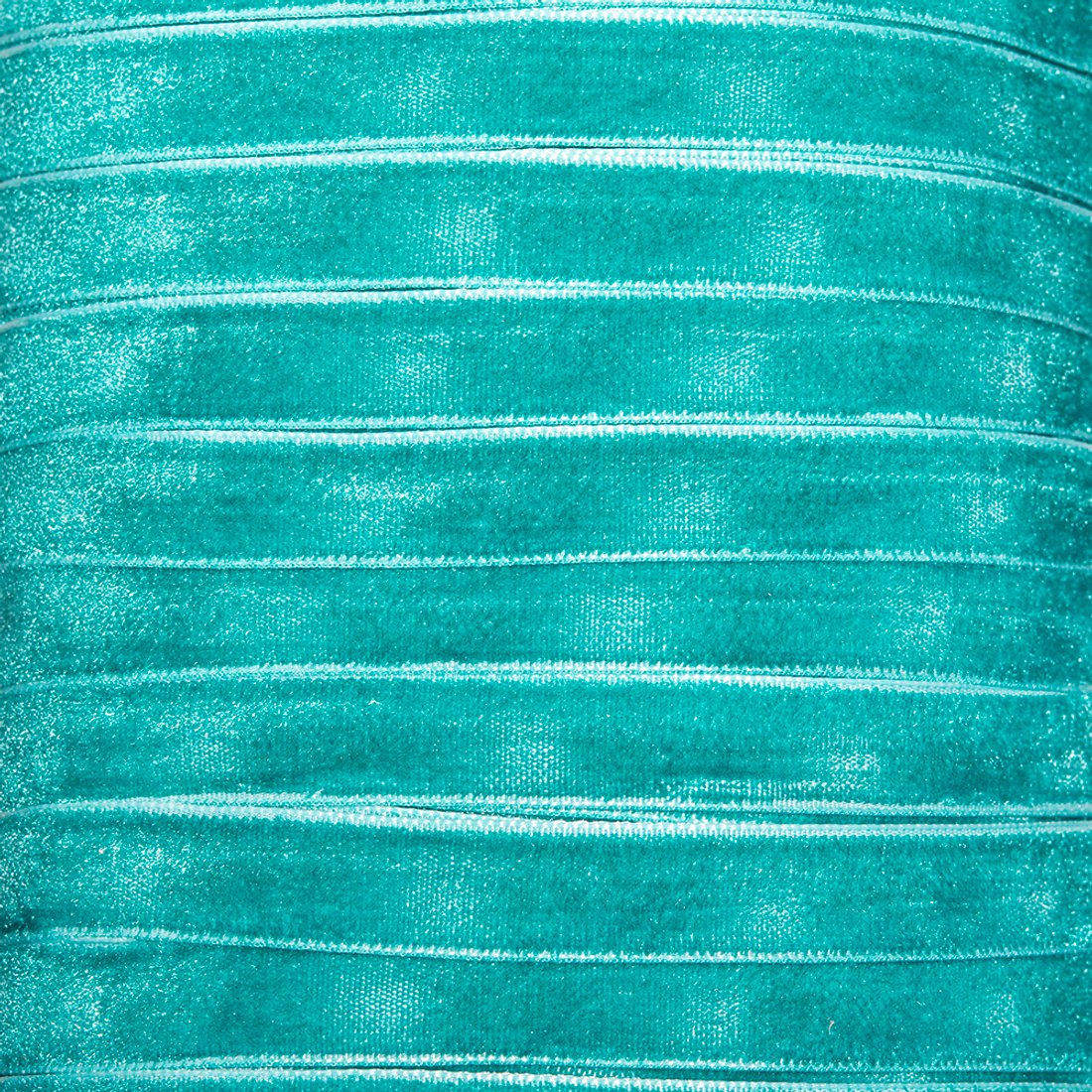 Лента бархатная, 12мм, оттенок "Тиффани"