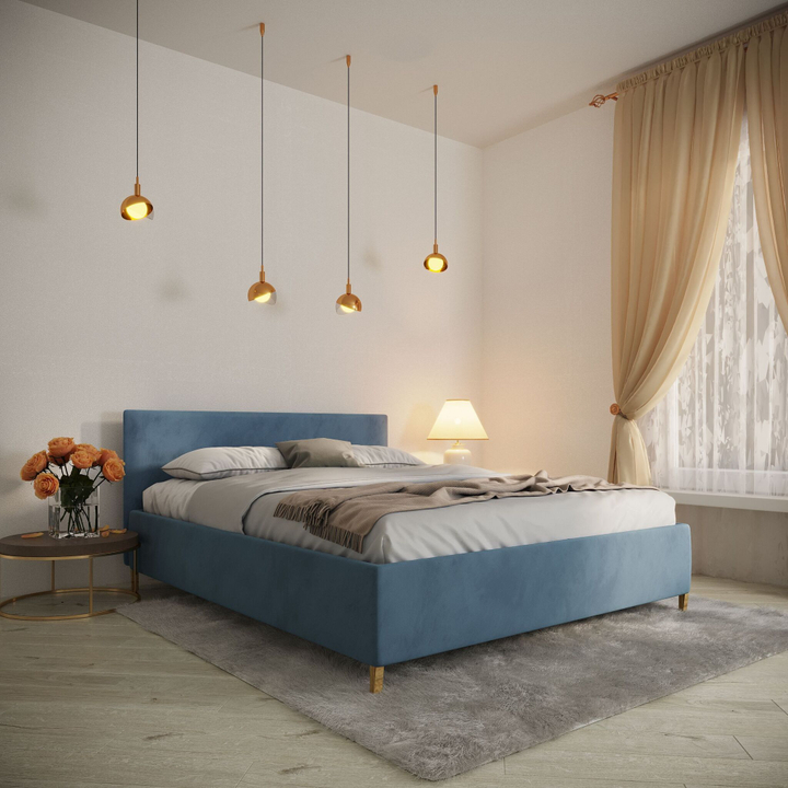 Двуспальная кровать с настилом Изи, 160х185