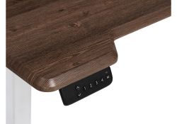 Компьютерный стол Маркос с механизмом подъема 120х75х75 орех кантри / белый