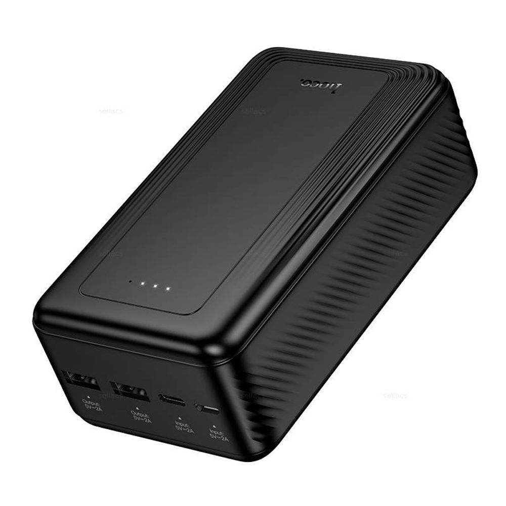Hoco J165B Honey портативный аккумулятор (30000mAh) (black)