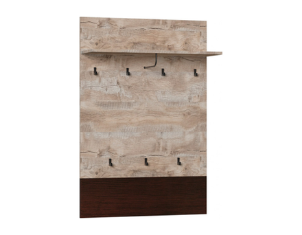 Вешалка Хилтон дуб юкон/гранж