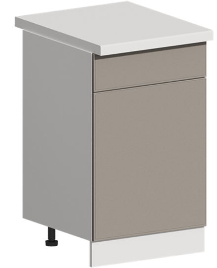 Кухня Модуль ШН1Я 500 Графит / Грей Софт