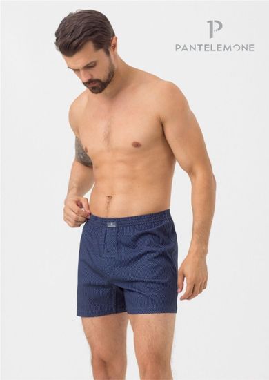 Трусы мужские семейные Pantelemone PMB-417, лабиринт темно-синий