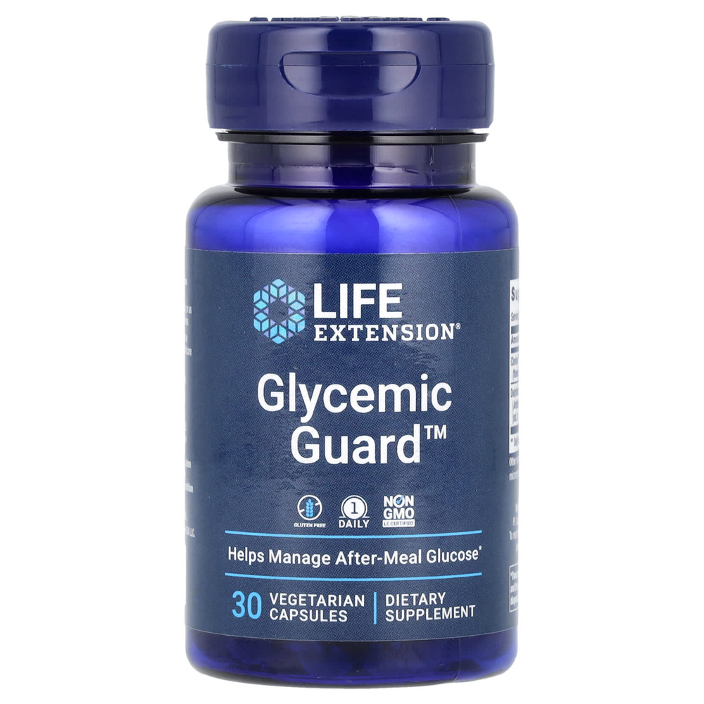 Life Extension, Glycemic Guard, 30 растительных капсул