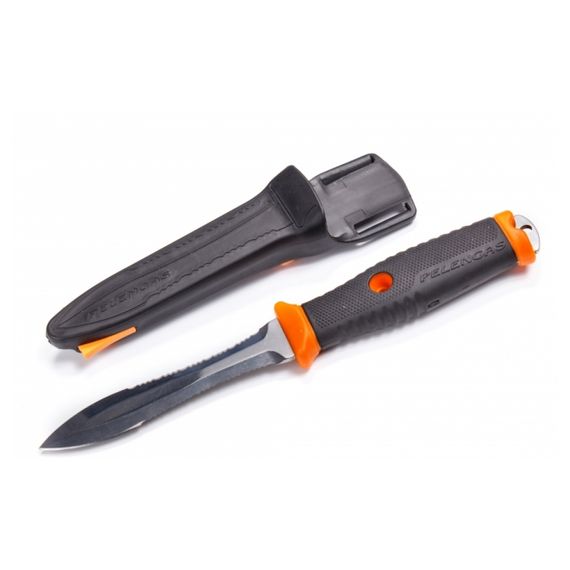 Нож с магнитным креплением Pelengas Volga серретор-серрейтор