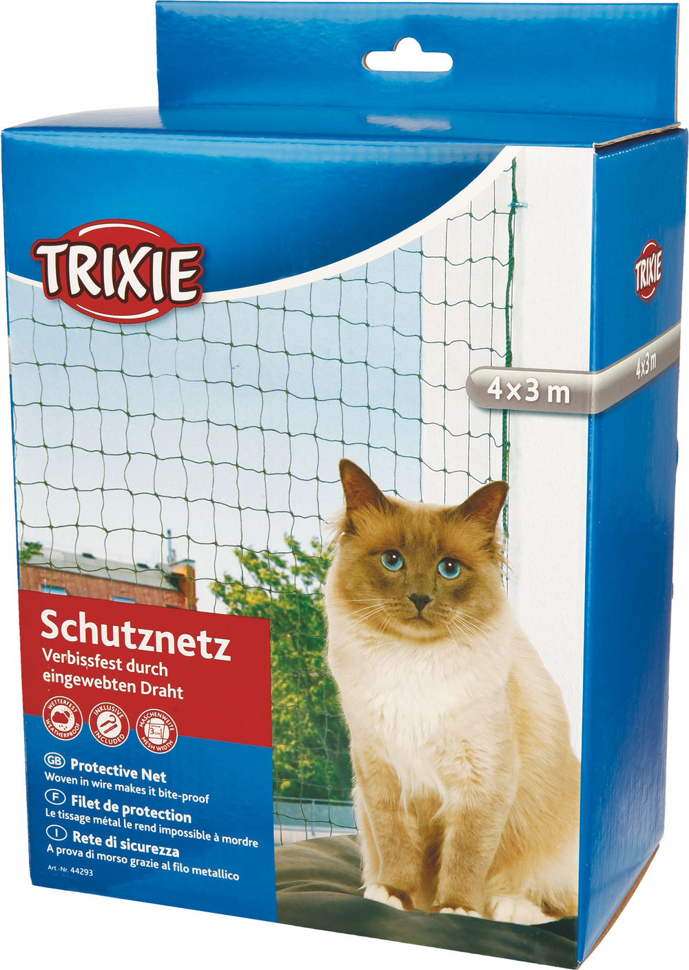 Защитная сетка-антикошка Trixie Protective Net, размер 400х300см., оливковый