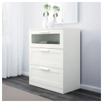 Комплект мебели д/спальни  - IKEA BRIMNES, 160х200см, белый, БРИМНЭС ИКЕА