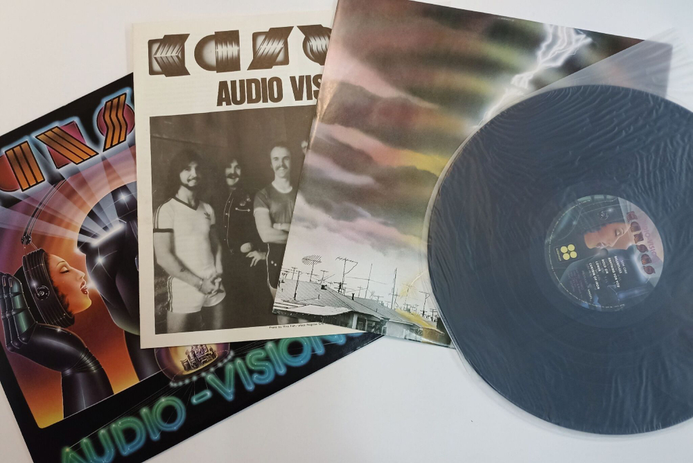 Винтажная виниловая пластинка LP Kansas Audio Visions (Japan 1980)