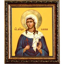 Елена мученица, дочь апостола Алфея. Икона на холсте.