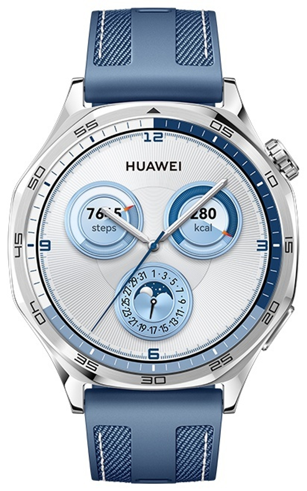 Смарт-часы Huawei Watch GT 5 46 мм серебристый-синий