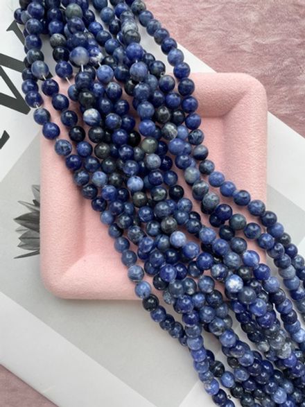 Нить бусин из содалита 8,5мм