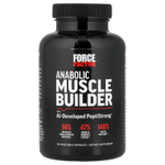 Force Factor, анаболическое средство для наращивания мышечной массы с PeptiStrong™, разработанной искусственным интеллектом, 150 растительных капсул