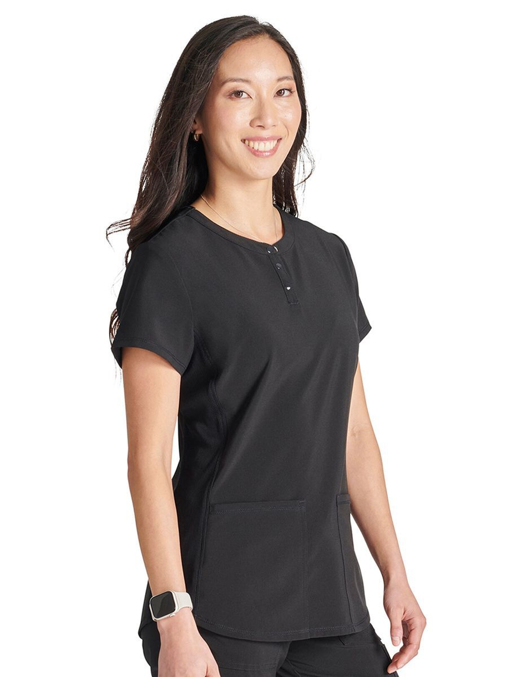 Топ медицинский женский Cherokee CK749A, черный, L