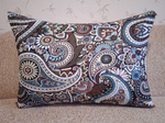 Декоративная гобеленовая наволочка для интерьерной подушки Пейсли 68х47
