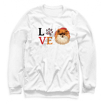 Свитшот "Шпиц - любовь"