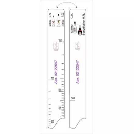 Линейка барная «Малибу» 0.7, 0.75, 1л, «Бенедиктин» 0.7л