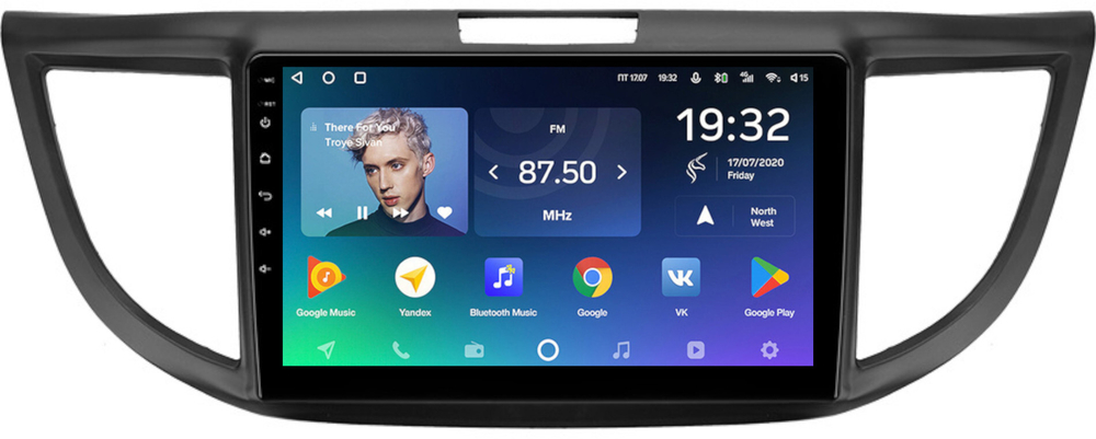 Магнитола для Honda CR-V 4 2012-2016 (большая рамка 9) - Teyes SPRO+ на Android 10, ТОП процессор, 4Гб+32Гб, 4G SIM-слот
