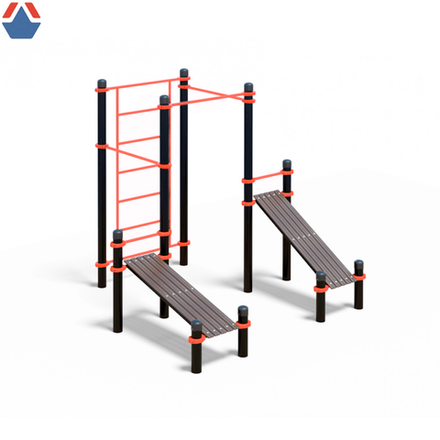 Спортивный комплекс для занятий воркаутом К-76 мм  (PAW-16)