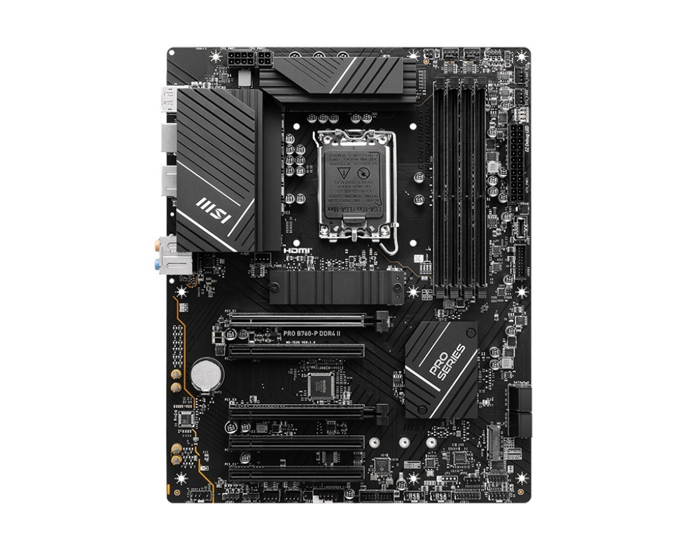 Материнская плата ATX MSI PRO B760-P DDR4 II
