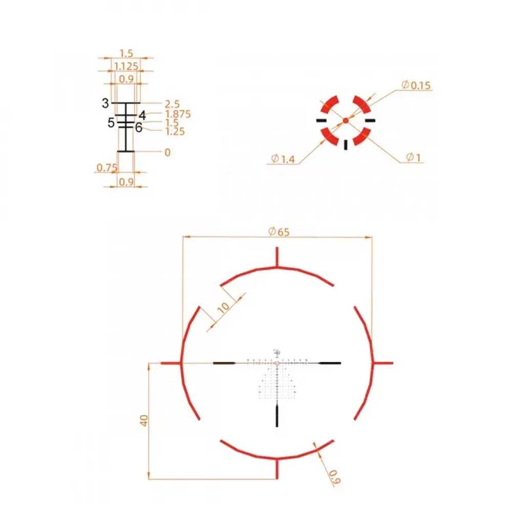 Прицел Vector Optics Continental X6 2-12x44 FFP RAR (SCFF-69)
