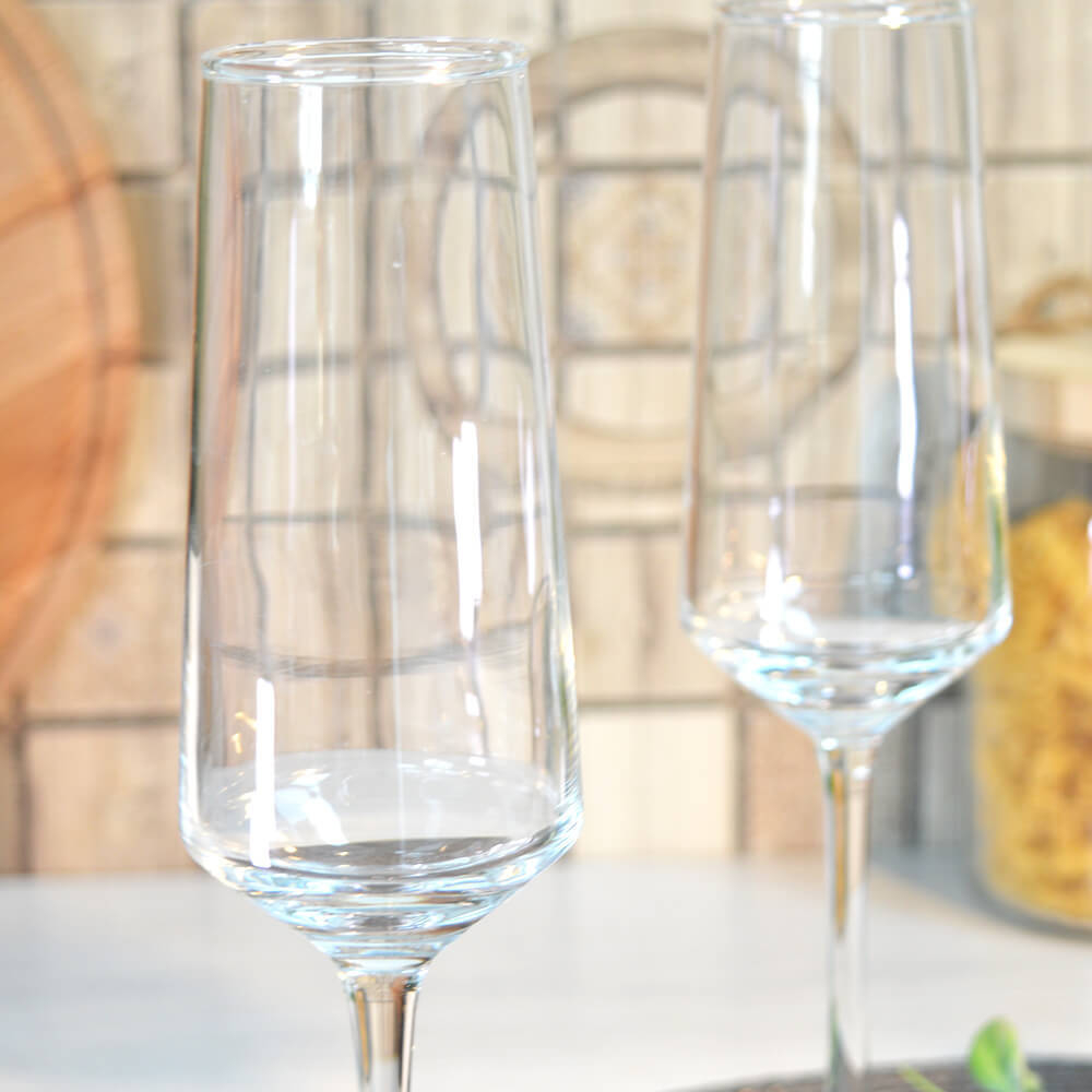 Набор бокалов для шампанского 2шт 230мл "Элегия" Jewel