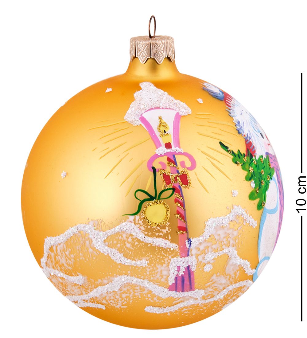 Элита НФШ-1663/2 Ел.украшение Шар «Снеговик» 100 мм